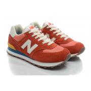 Chaussure New Balance Running 574 Homme en Rouge Pas Cher